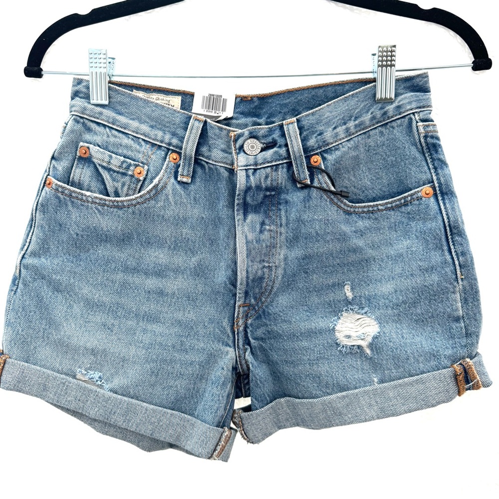 Levi’s Mid Rise 501 Jean Shorts Size 24